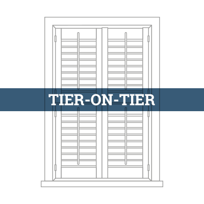 tailormade tier on tier shutter